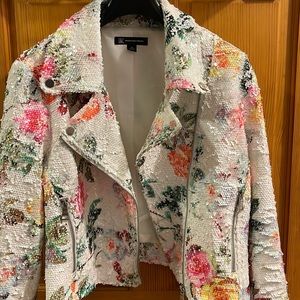 INC Sequined Moto jacket